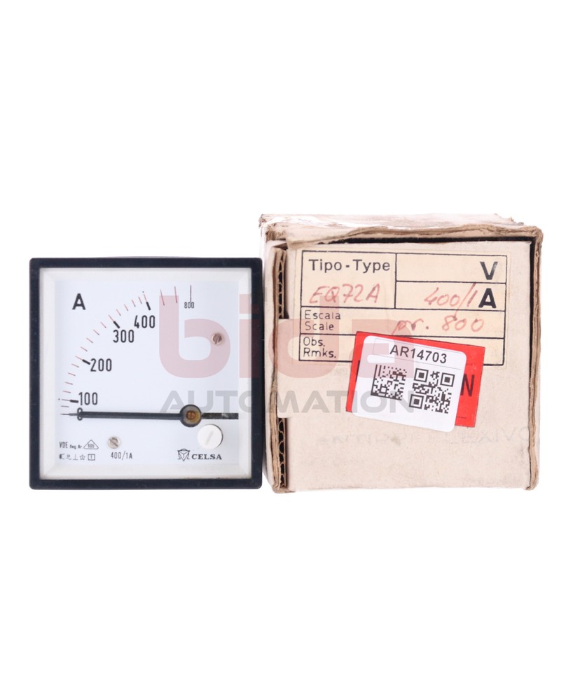Celsa EQ72A 400/1A Manometer / Pressure gauge
