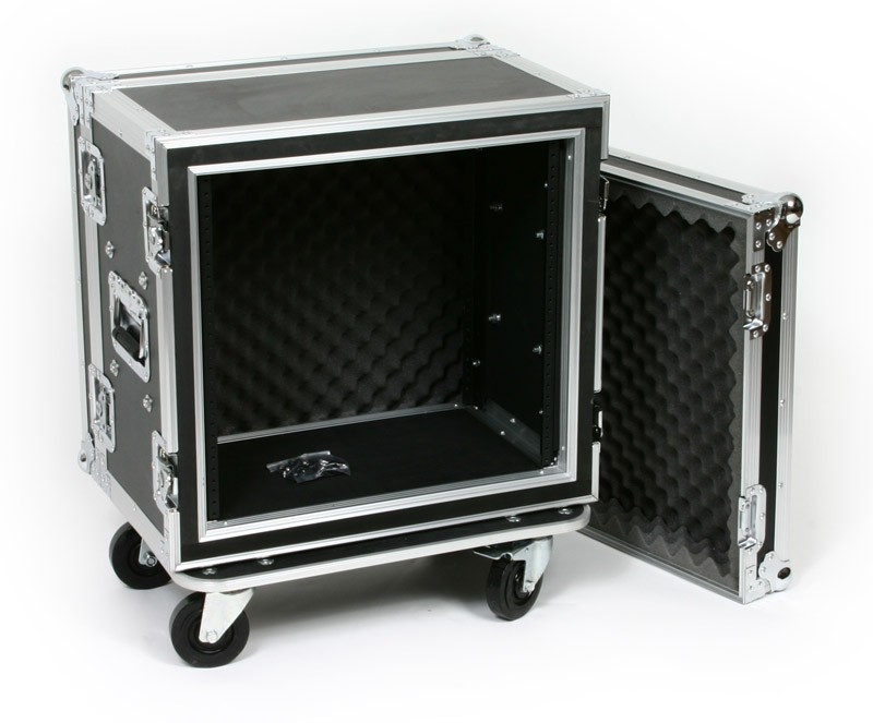 OSP 10 Space Effects Shock Mount  ATA Rack Road Case w/Wheels