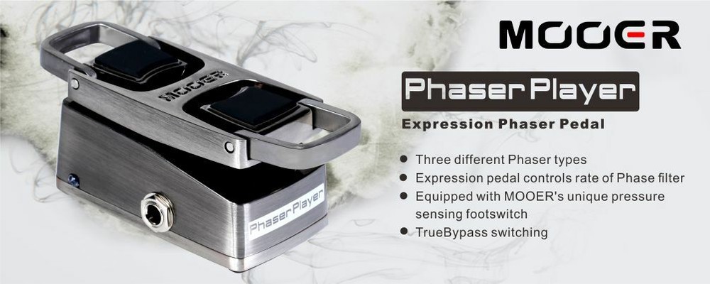 Mooer Phaser Player Expression Phaser Guitar Effects Pedal New