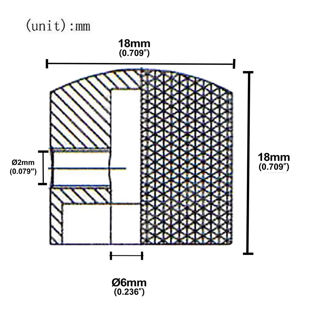 harpfeas 4 Pcs Metal Volume Tone Dome Guitar Speed Control Knobs Chrome