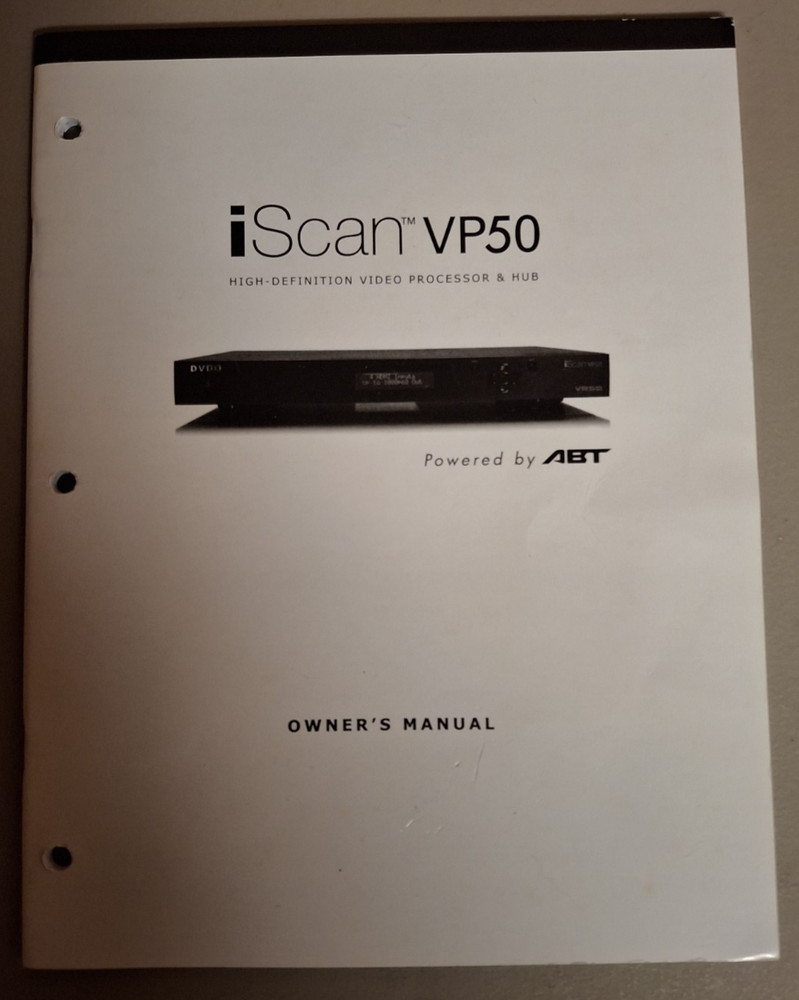 NOS Vintage Anchor Bay Tech, ,DVDO ISCAN VP50 Model MM605 Video Processor