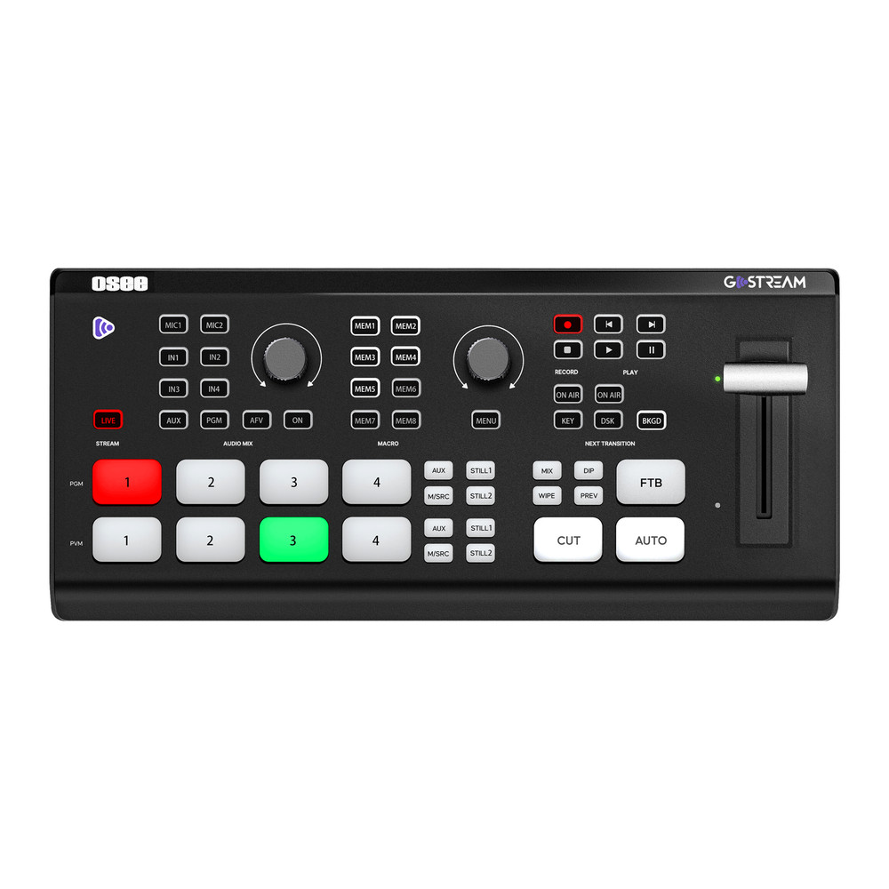 OSEE GoStream Deck 4K 4-CH HDMI Video Mixer Switcher Panel for Live Streaming