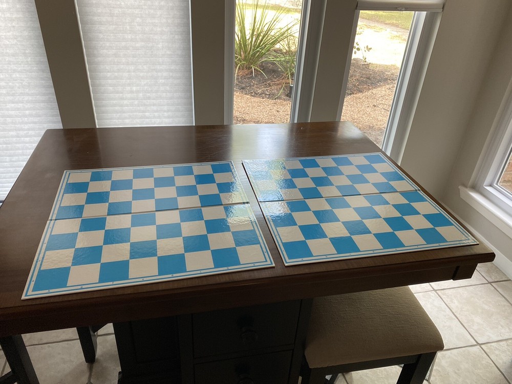 Folding Chessboard or Checkers Boards (2 Boards)