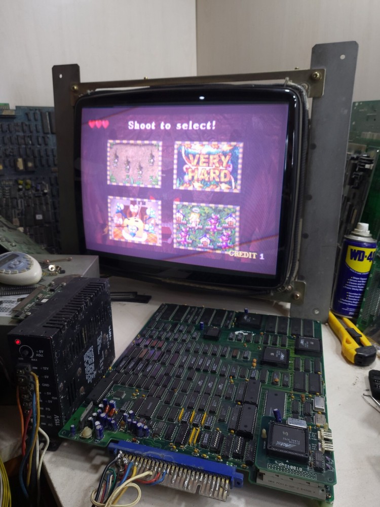 ZERO POİNT ARCADE PCB JAMMA TESTED WORKING