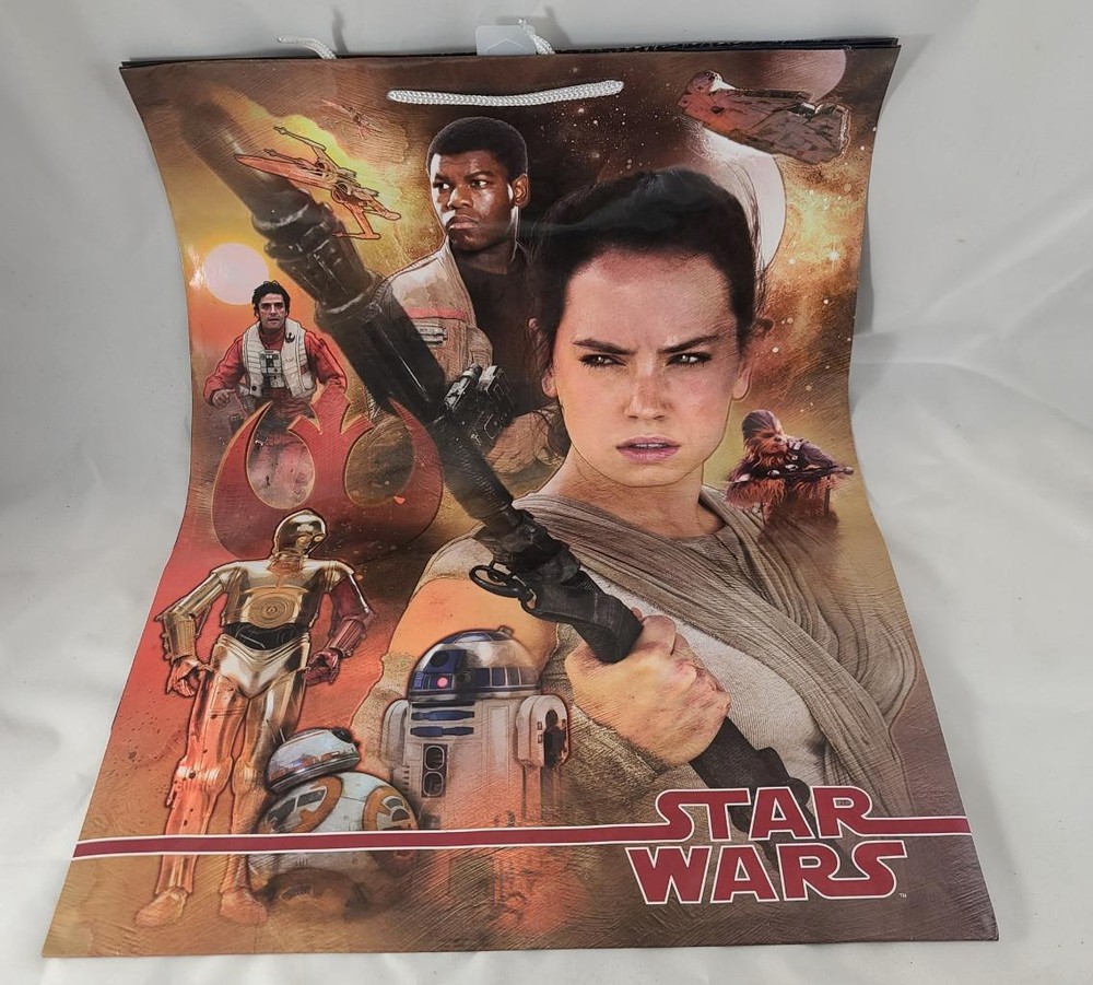 FORCE AWAKENS HALLMARK GIFT TOTE BAG MINT NEVER USED