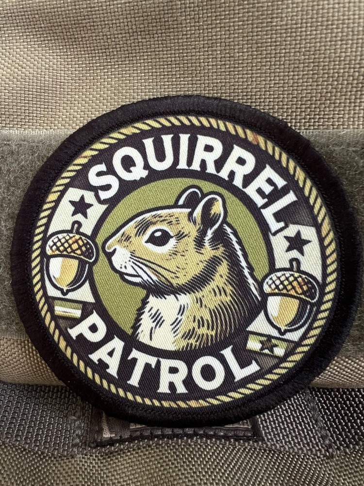 Secret Squirrel Morale Patch for Militay Airsoft Gear