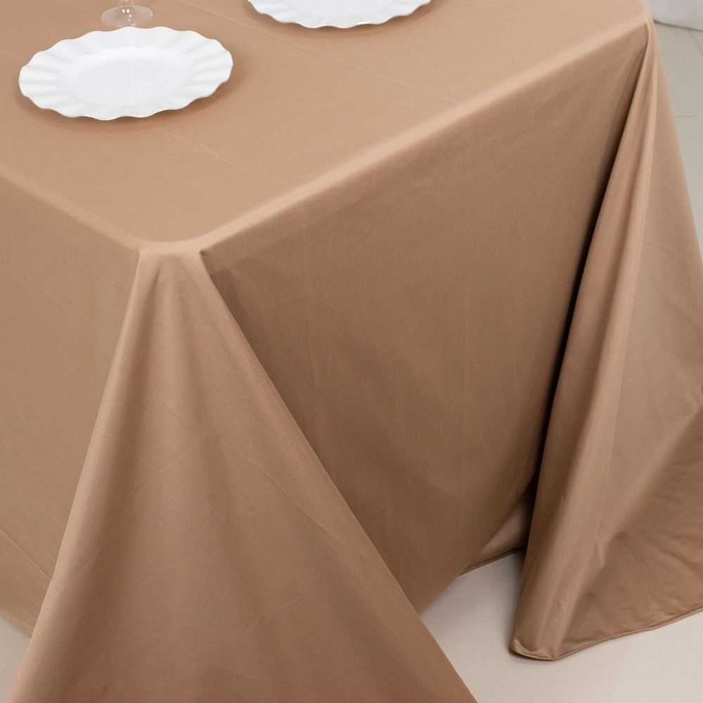 90" x 132"NUDE Scuba Polyester Rectangular TABLECLOTH Party Events Decorations