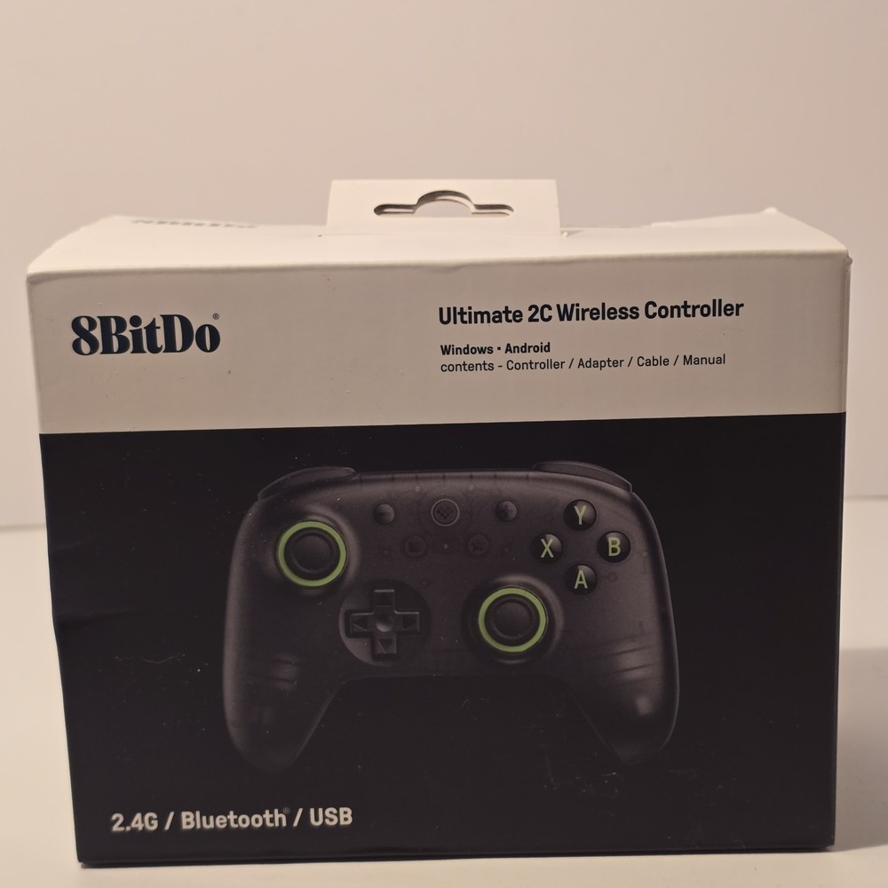 8BitDo Ultimate 2C Wireless Controller for 2C, Transparent Black