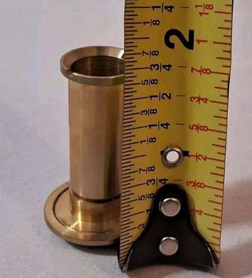 NEW OLD STOCK ~ 200 Degree Solid Brass Door Viewer Code #94014 Model # UL200