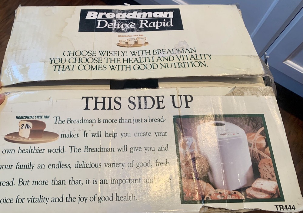 BREADMAN TR444 Deluxe Rapid Automatic Breadmaker Machine Bread Maker Sealed Item