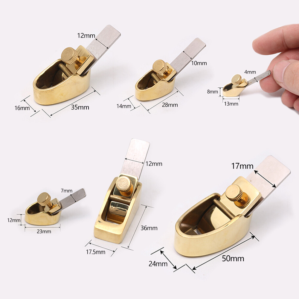 6pcs luthier tools convex bottom Brass Planes tool violin Special tools