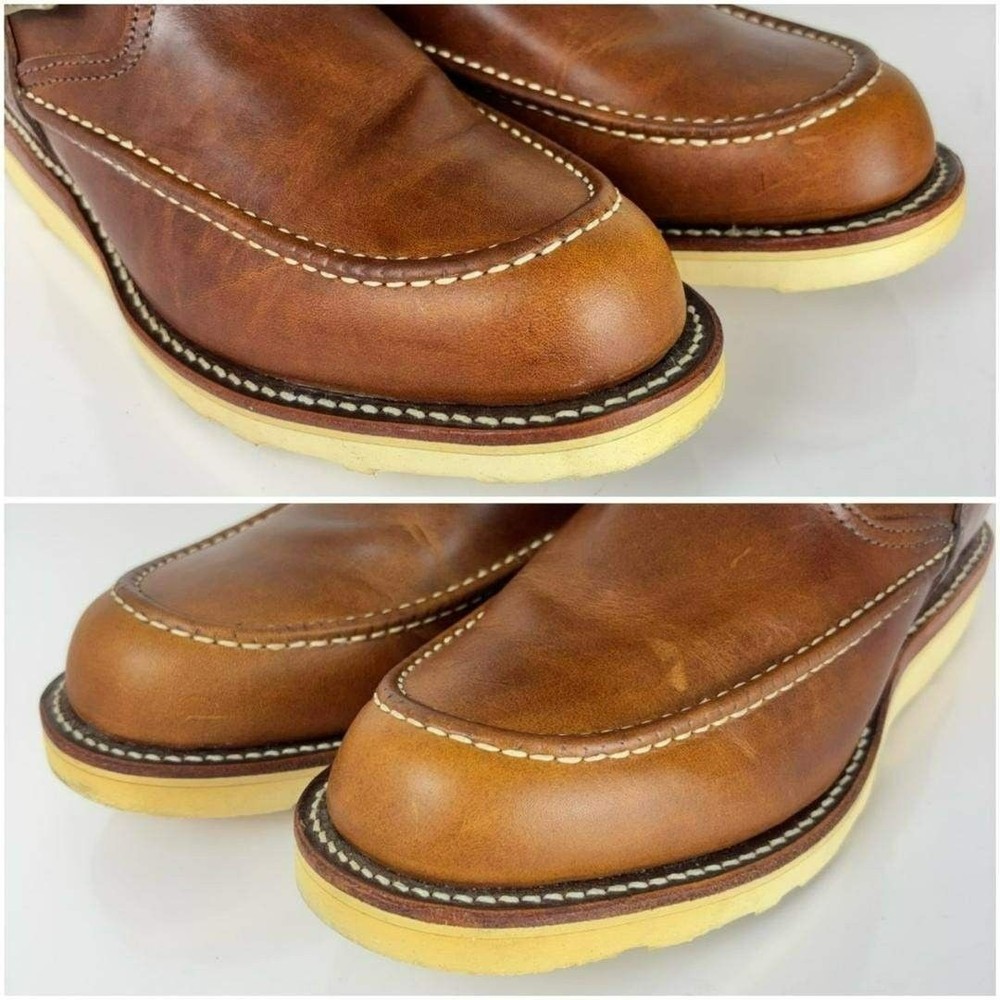 Chippewa Boots 97877 Leather Brown Moc Toe Engineer Boots Size 7E