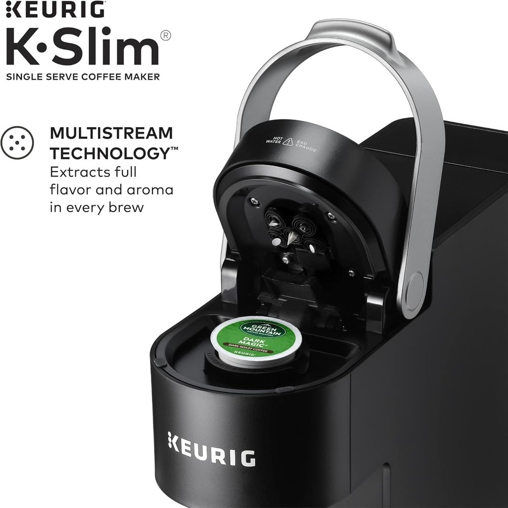 K-Slim Single Serve K-Cup Pod Coffee Maker, Multistream Technology, 3 Brew Sizes