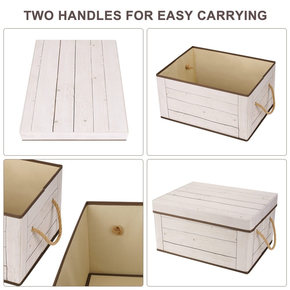 Memory for Keepsake, Decorative Storage Boxes with Lids and Handles for Stora...