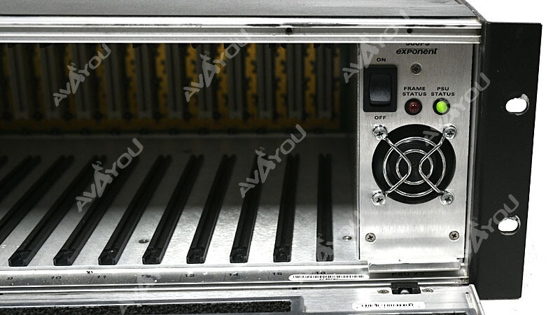 Evertz 500FR Exponent Compact Frame w/ 500FC-DA-HD VistaLink Controller