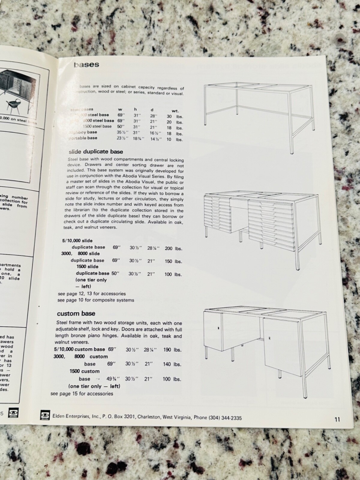1970'S Commercial Slide Viewing Storage Cabinet Dieter Rams Style Walnut & Steel