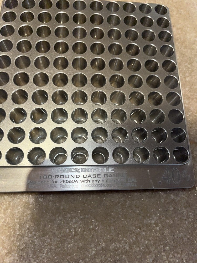 Shockbottle 40 caliber 100 round case gauge