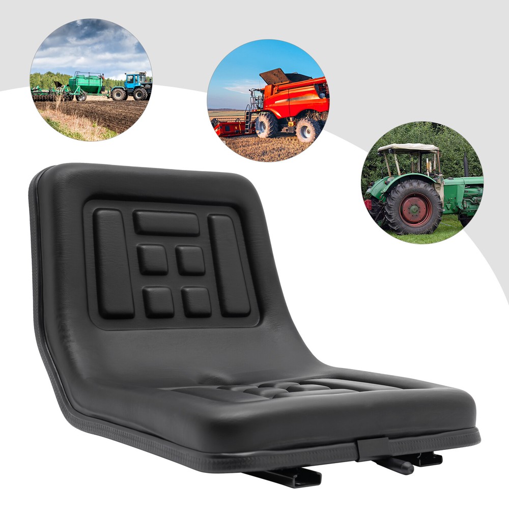 Universal Durable Slidable Tractor Seat +drain Hole For Dumper Mower Digger