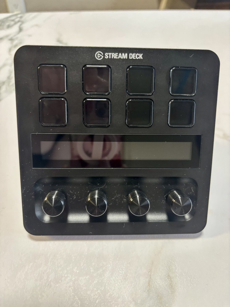 Elgato Stream Deck + Audio Mixer Production Console & Studio Controller Black