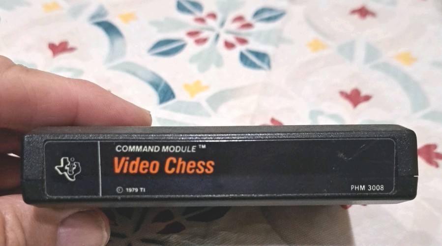 Pre-owned Vintage TI-99/4A Video Chess Command Module Un Tested
