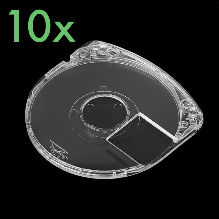 10PC Replacement Transparent UMD Game Disc Case Shell for Sony PSP1000/2000/3000