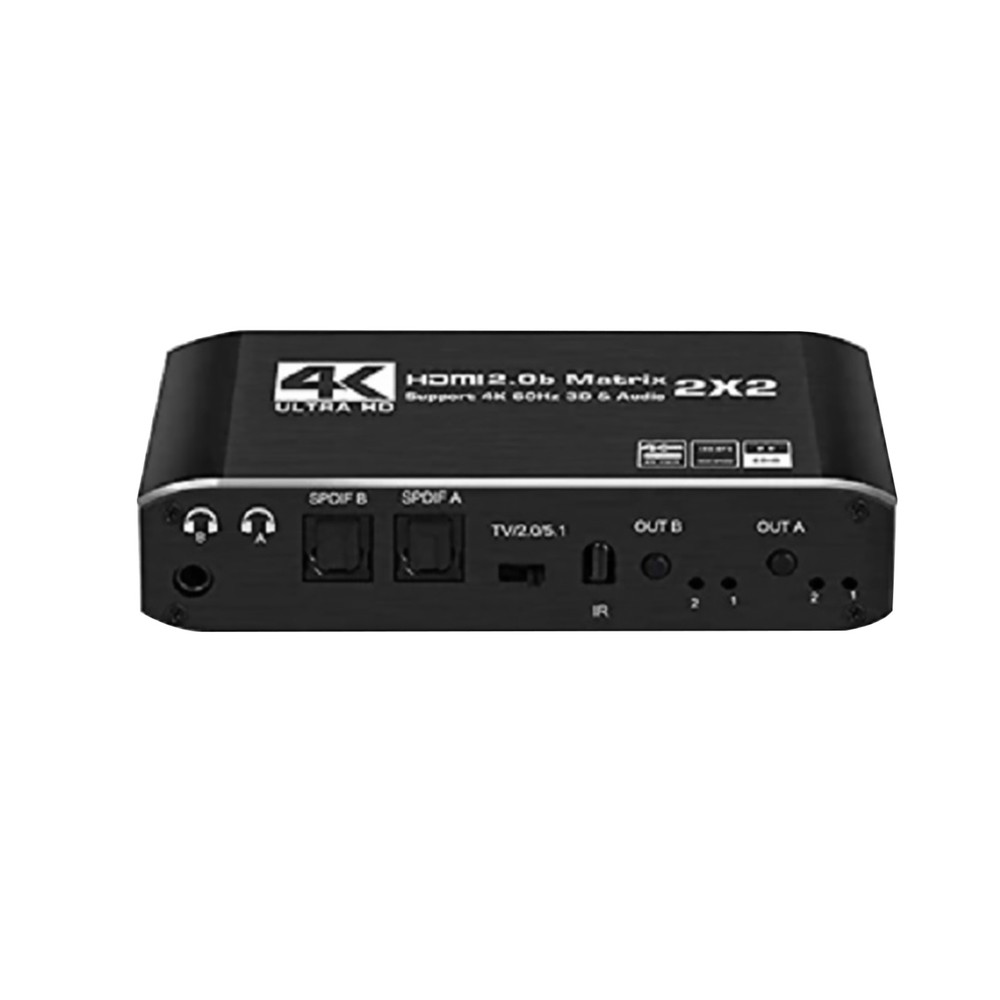 2 in 2 out  4K HDMI Matrix Switch 2x2 Full HD 1080P Video Processor Adapter D