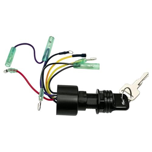 Boat Ignition Switch with Keys Compatible with Mercury 87-17009A2 87-17009A5