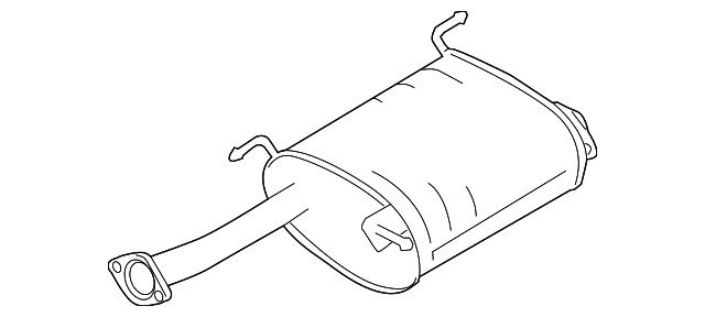 Genuine GM Exhaust Muffler 19316295