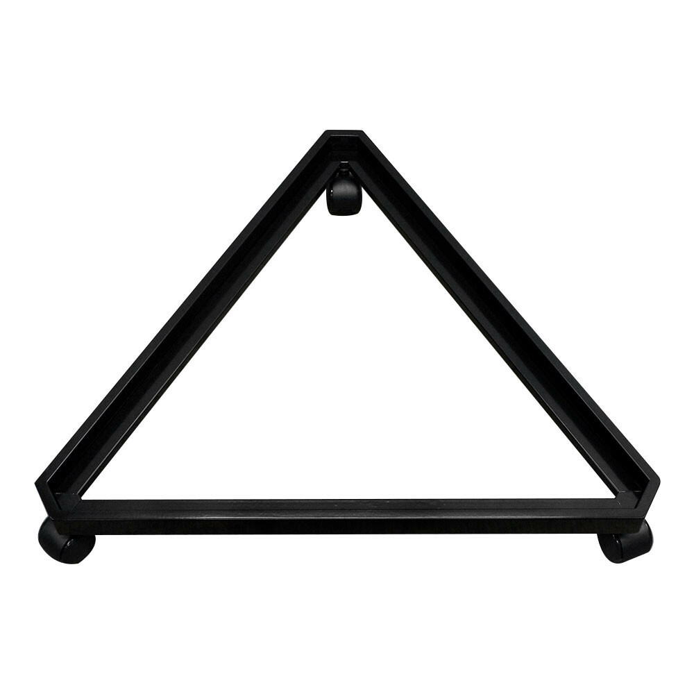 BLACK 3 Way Triangle Rolling Base Display Gridwall Panel Casters Dolly 24x27