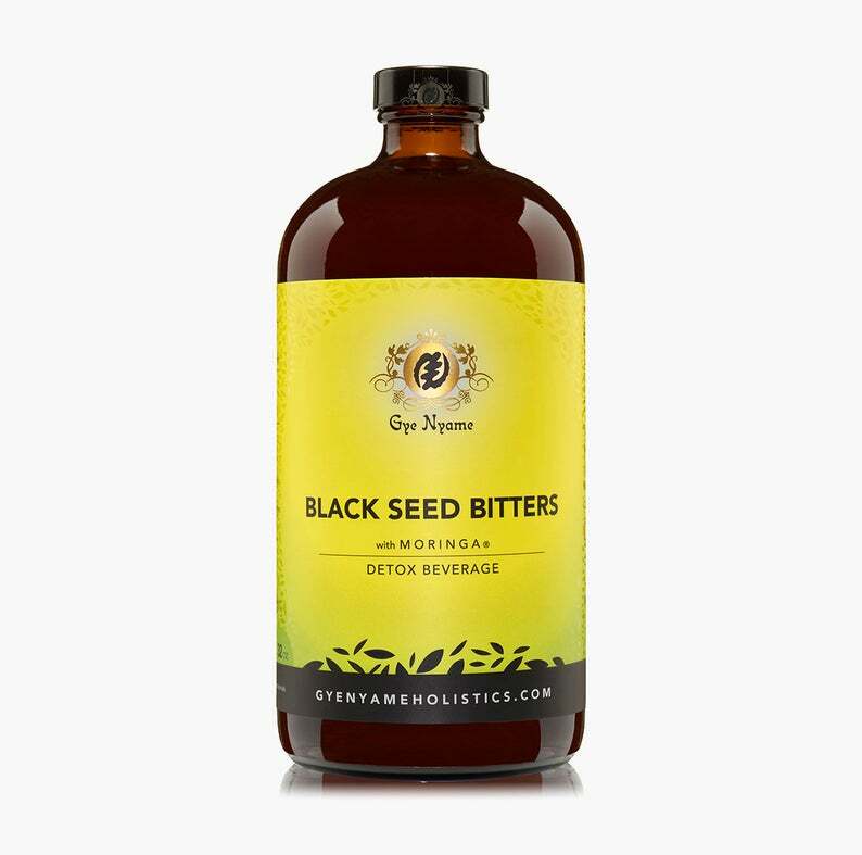 Gye Nyame Black Seed Bitters with Moringa -32 fl oz