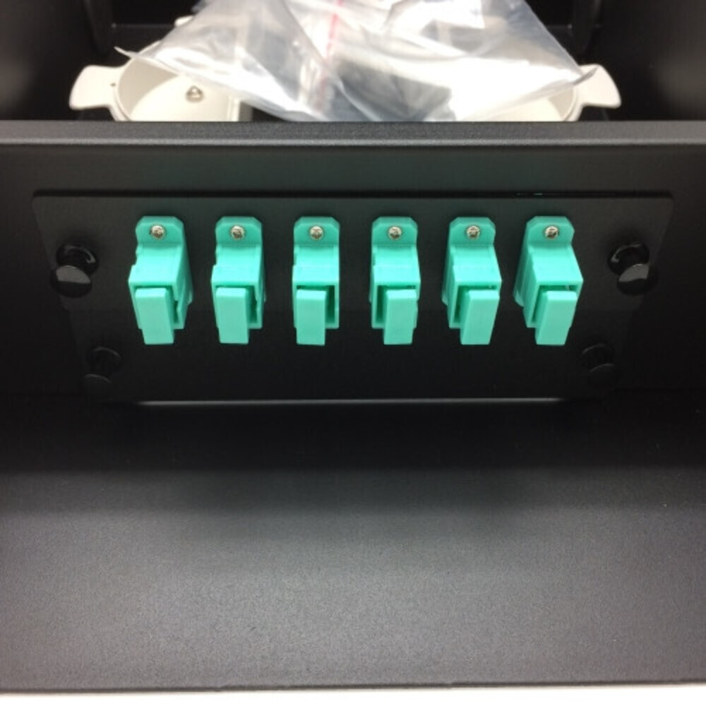 6 SC OM3 Fiber Wall Enclosure Multimode