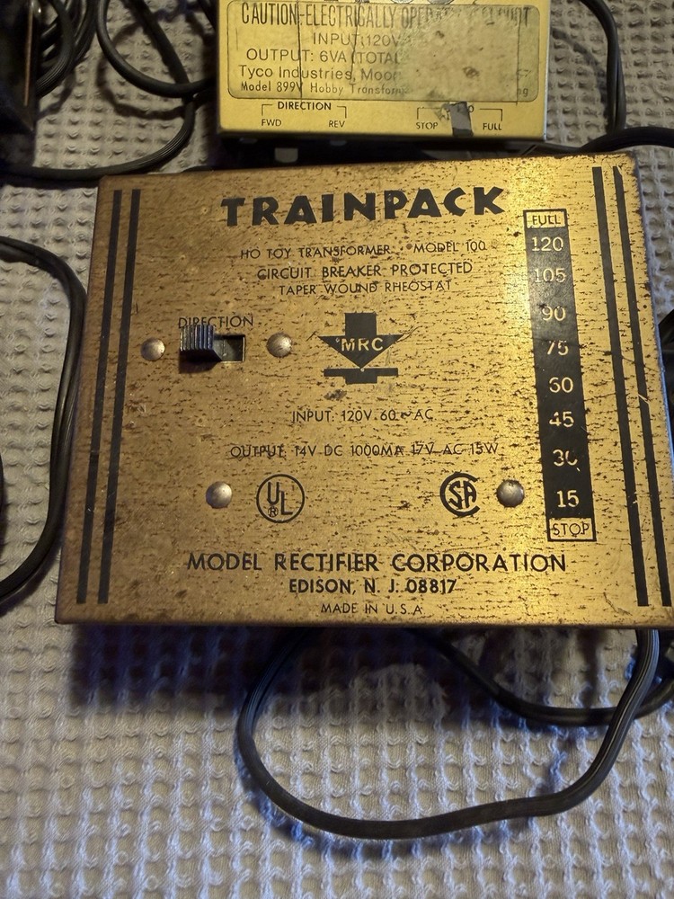 (4) Vintage Model Train Transformers Tyco Life-Like TrainPack