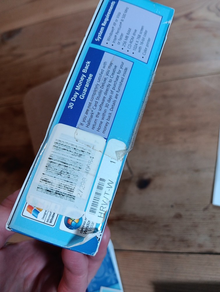 Hallmark Card Studio 2008 Deluxe Software Create Custom Cards + Scrapbook Studio