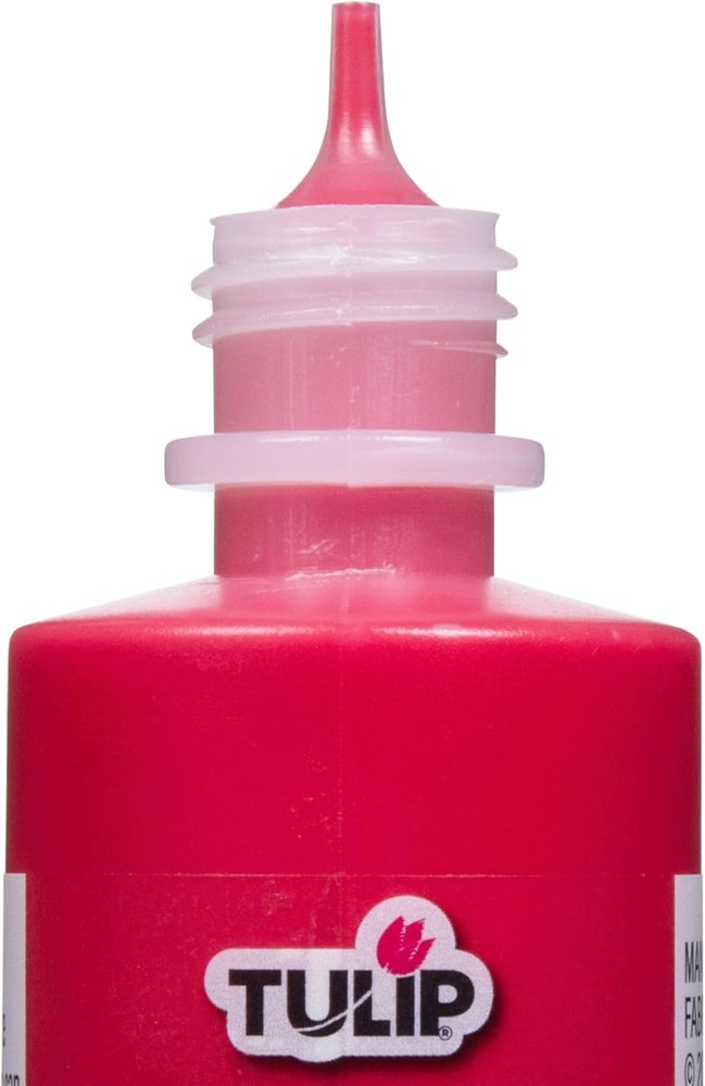 Deep Red Dimensional Fabric Paint 4oz - Perfect for Creative Crafts & Projects
