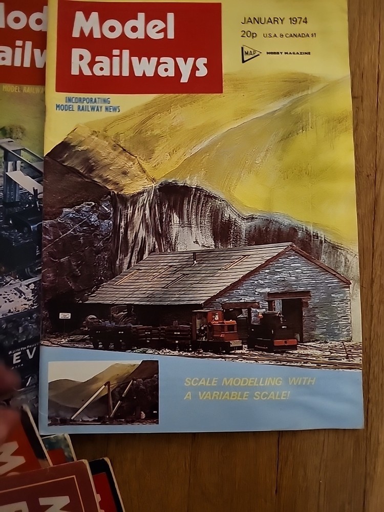model railways magazine Various 1972, 73, 74