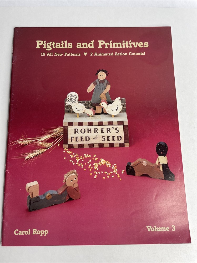 Carol Ropp Pigtails and Primitives Volume 3 Decorative Painting Patterns