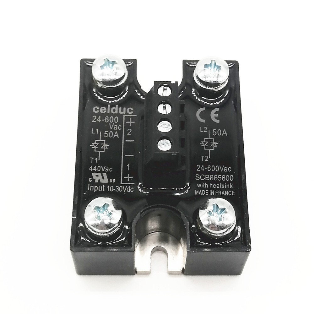 Celduc solid state relay SCB865600 50A 24-600VAC
