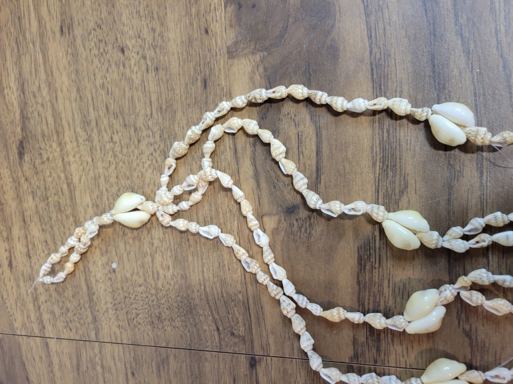 Vintage Boho Shell Hanging Plant Pot Holder Display