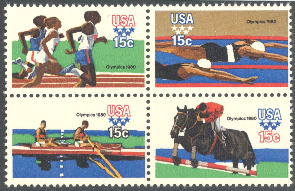 Scott 1794a, The 1979 15¢ Olympic Games Issue - Mint, Never HInged