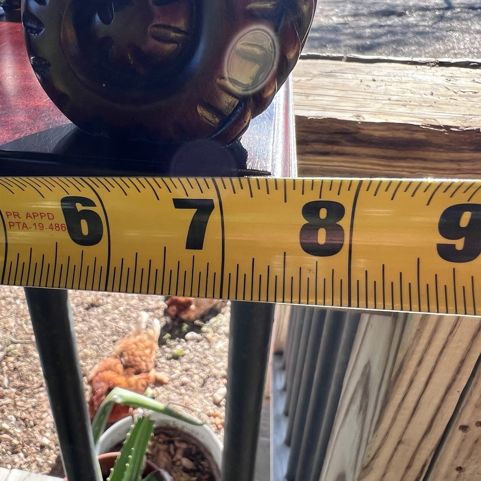 Vintage | Mahogany Carved Desk Trough | Wooden Book Stand Holder | 16.75"