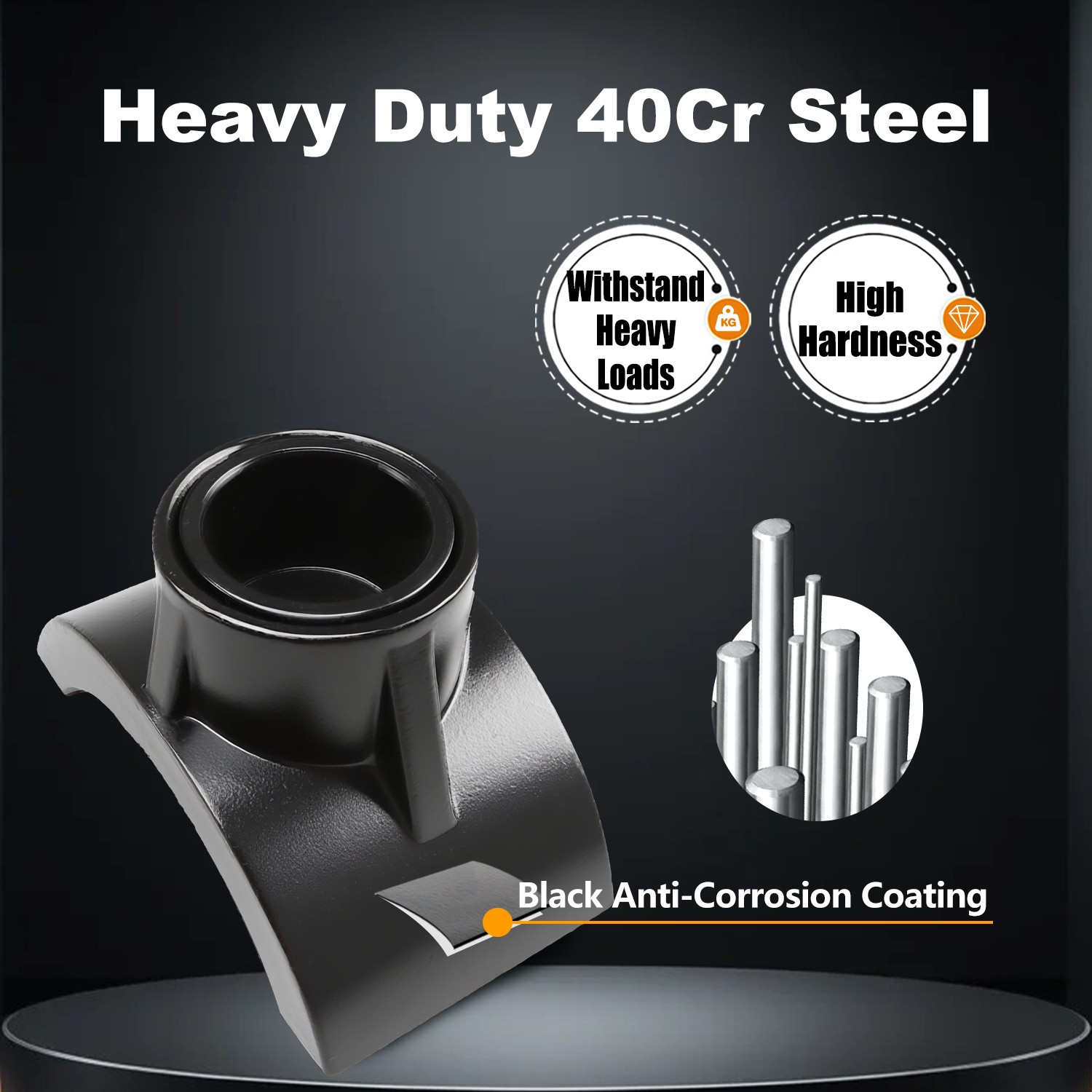 Auto Bottle Jack Adapter Saddle Kit for 12-ton 20-ton 3 Inch & 4 Inch Axle Tube