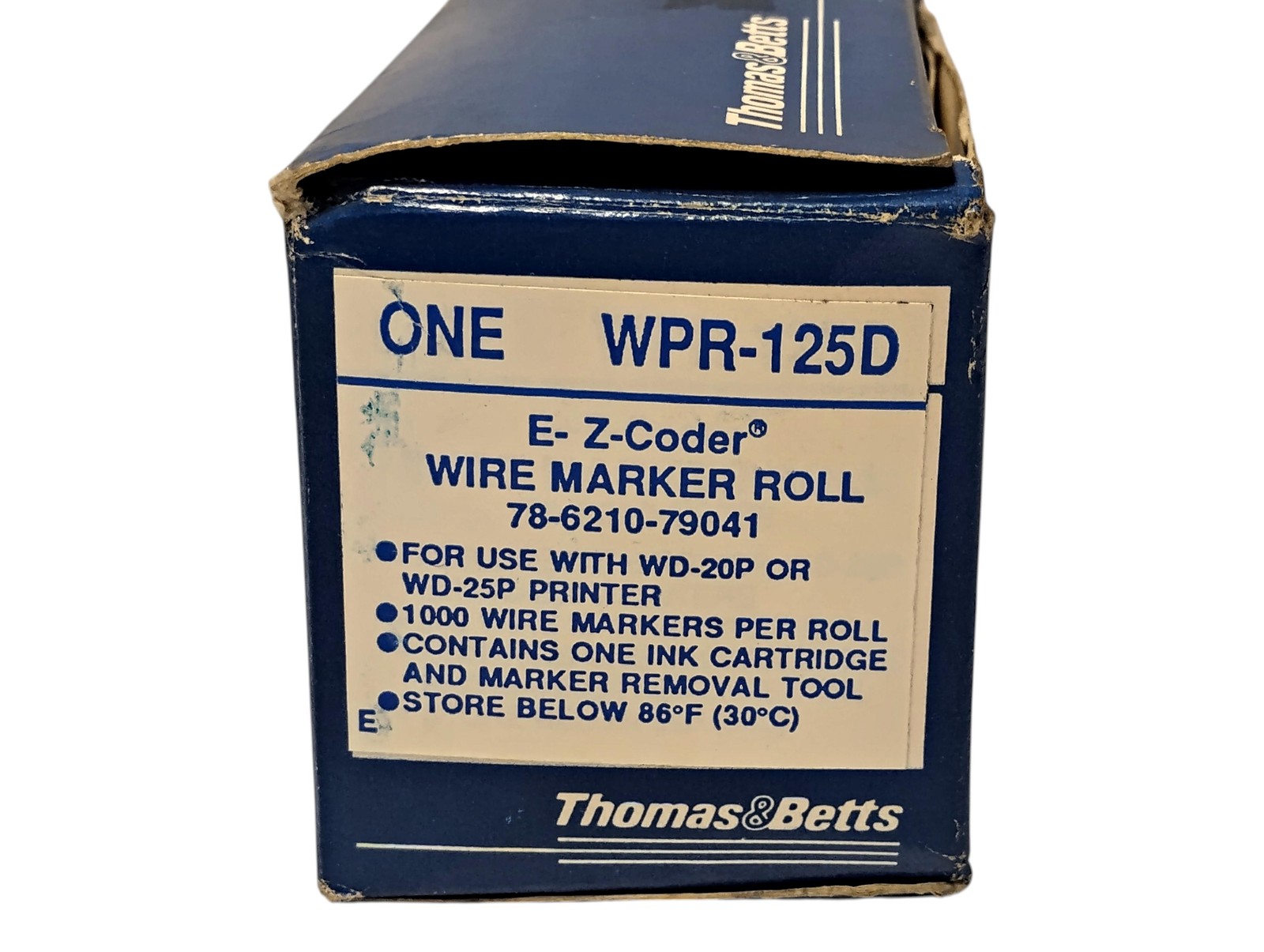 Thomas Betts WPR-125D Wire Marker Roll