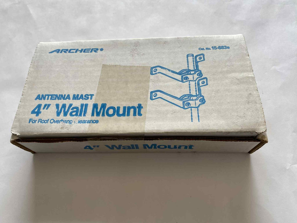 4” Wall Mount Archer Antenna Mast with paper Instructions ( Missing pieces !!! )