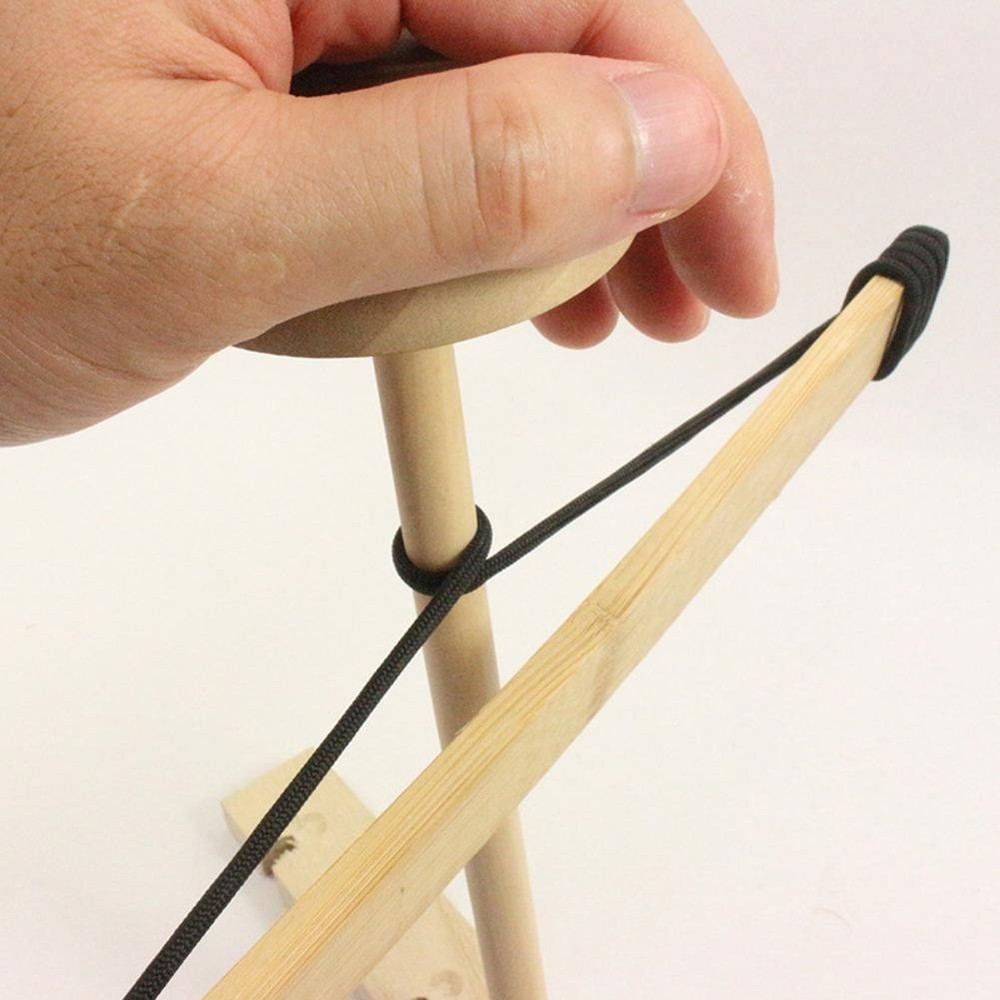 Outdoor Primitive Fire Starter Tool Wood Bow Drill Survival Friction Kit Study c