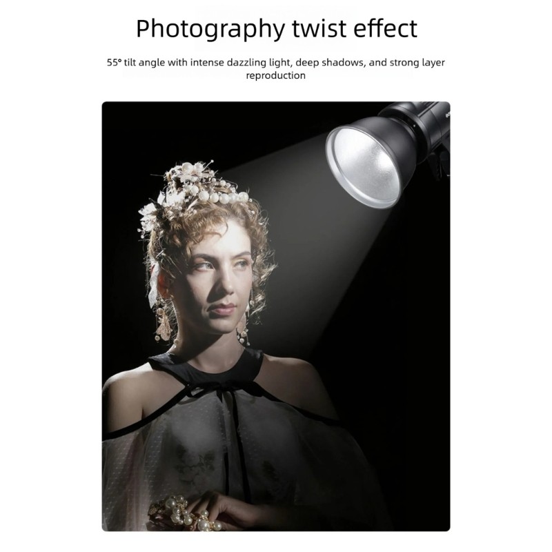 Global 55 Degree Scintillate Light Reflector Direct current Studio Lighting