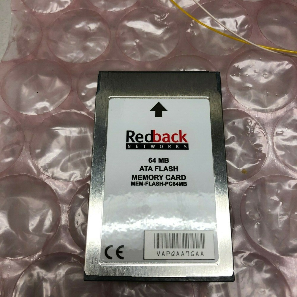 RedBack MEM-FLASH-PC64MB, 64MB ATA Flash Memory Card (VAPQAA9GAA)