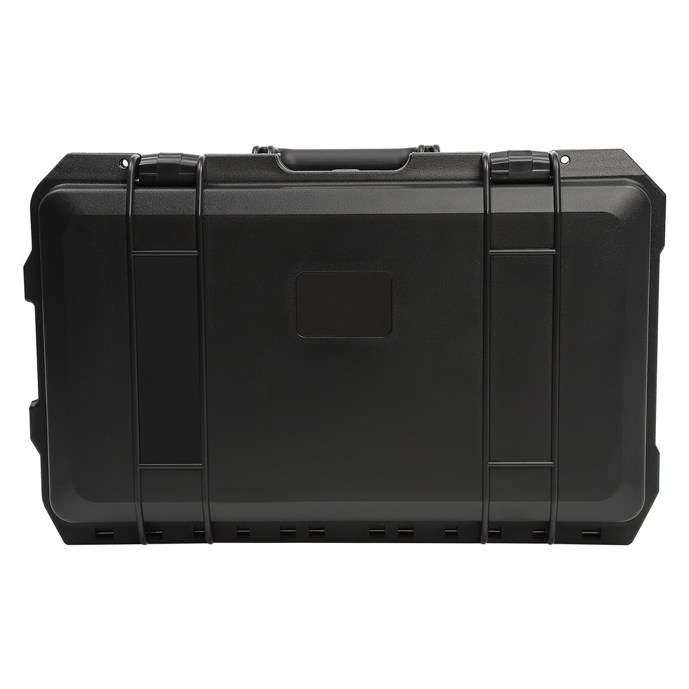 Rolling Transport Hard Case Waterproof Modern Camera Protective Equipment Black