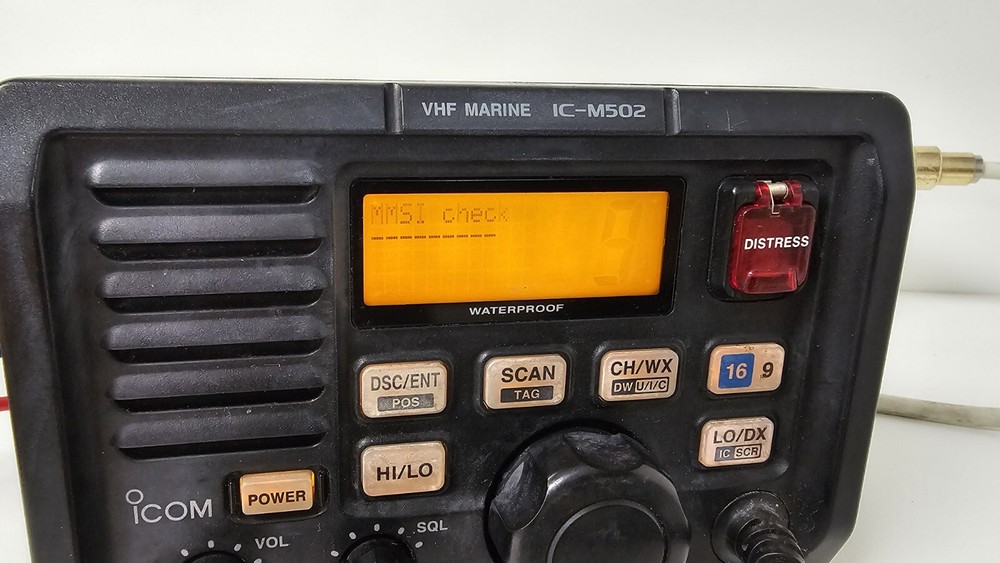 Icom IC-M502 VHF -LCD Issues, Mic Button Issues