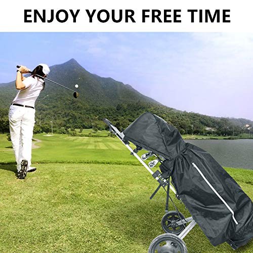 Golf Bag Rain Protection Cover for Golf Push Carts