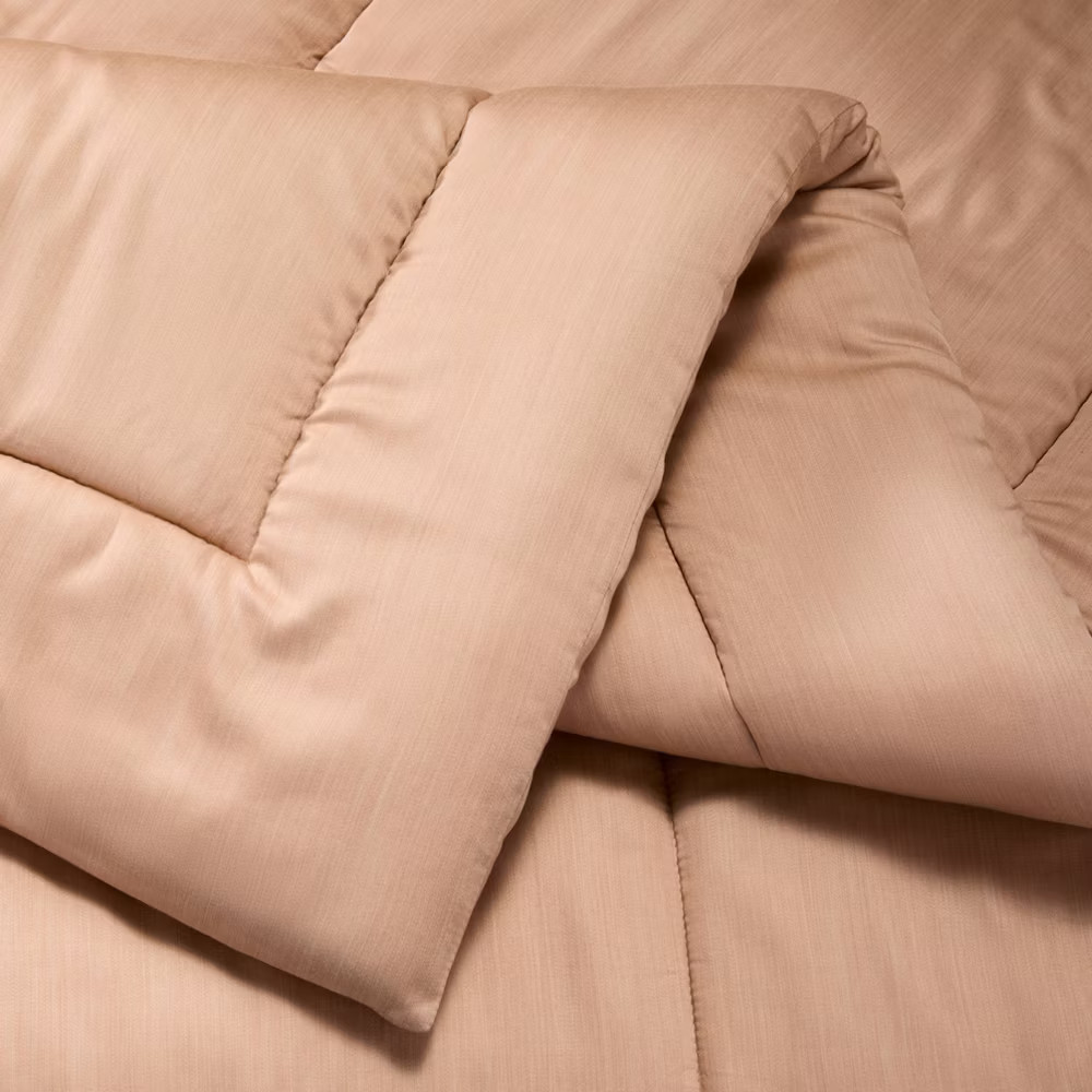 Full/Queen Rayon from Bamboo Comforter Set Light Adobe Clay - Casaluna